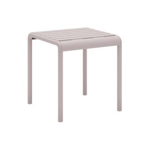 Градинска маса Zenya изработена от полипропилен (pp) цвят капучино 46X46X48СМ