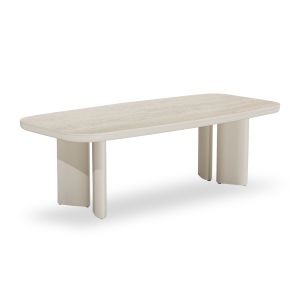 ALUMINUM TABLE CARDEMO SM6498.02 BEIGE-SINTERED STONE TOP 240X110X74CM.