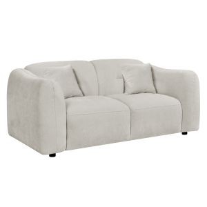 Two-seater sofa Junoa HM3334.02 ecru fabric 172X89X74WCM.