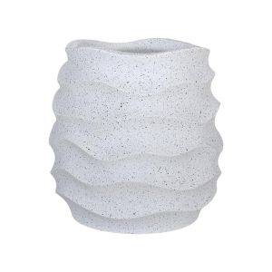 Decorative floor vase FL23102 white color 39X50CM