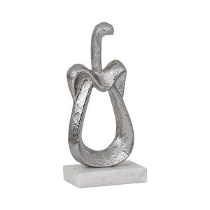 Декоративна фигурка Capsicum никелов цвят 8X4X16СМ