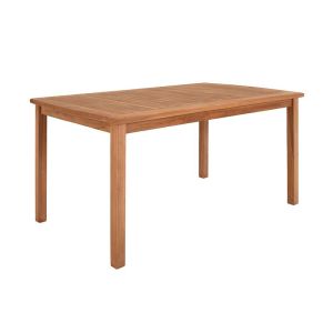 Дървена градинска маса Bali масивно тиково дърво натурален цвят 150X90X75СМ