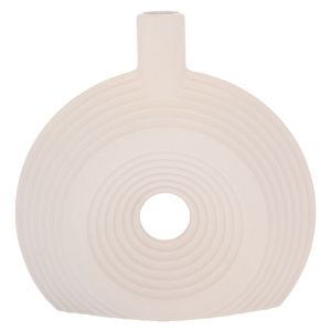 Ceramic vase cream 28X7X26 cm