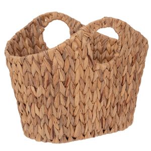 Water hyacinth basket 38X25X22 31 cm