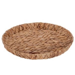 Round water hyacinth tray D40X5 cm
