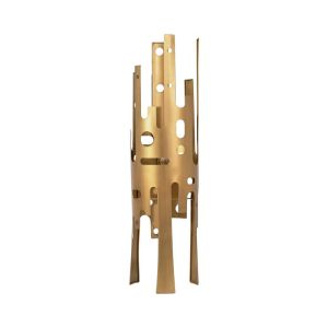 Metal lamp FL630155 gold color 28X100CM
