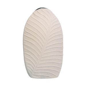 Metal vase FL610551 cream color 18X10X30CM