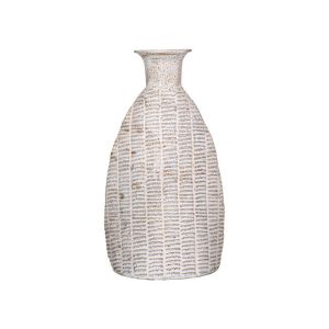 Metal decorative vase FL0474 antique silver color 21X18X38CM