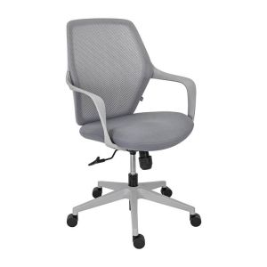 Office chair FL921 gray fabric gray frame 63X57X92-102CM