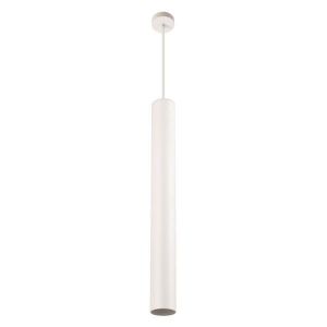 Полилей алуминиев цилиндър, единична лампа 1XGU10 Max 15W Ø65X300MM бяла Arte Illumina цилиндър