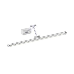 Bathroom chandelier metal-aluminum-plastic Led 14W 1260LM 3CCT (3000-4000-6000K) 600X55MM (base 80X40MM) IP44 silver Arte Illumina Lano