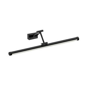Bathroom chandelier metal-aluminum-plastic Led 14W 1260LM 3CCT (3000-4000-6000K) 600X55MM (base 80X40MM) IP44 black Arte Illumina Lano