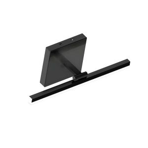 Bathroom chandelier metal-aluminum-plastic Led 14W 1260LM 3CCT(3000-4000-6000K) 400X150MM IP44 black Arte Illumina Feos