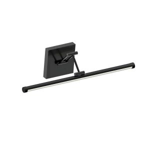 Bathroom chandelier metal-aluminum-plastic Led 14W 1260LM 3CCT(3000-4000-6000K) 600X150MM IP44 black Arte Illumina Lano