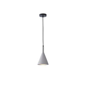 Concrete chandelier, single, 1XΕ27 Max 15W Ø150X1750MM gray, Arte Illumina Yeso