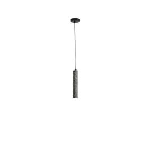 Concrete chandelier, single lamp, Led, 3W, 280LM, 3000K, Ø45X1800MM, gray, Arte Illumina Salpico