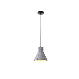 Concrete chandelier, single, 1XΕ27 Max 15W Ø200X1710MM gray, Arte Illumina Arme
