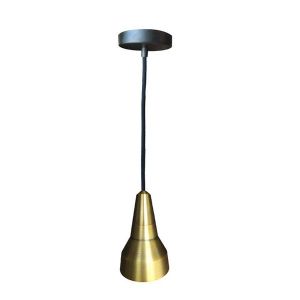 Chandelier with lamp, metal, pear, 12X7.8 cm, antique bronze, ε27 Arte Illumina Sifnos