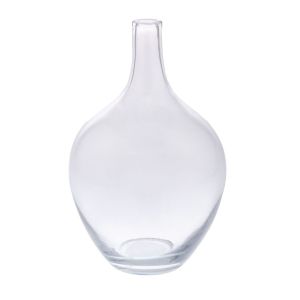 Transparent glass vase D18X28 cm