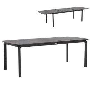 EXTENDABLE DINING TABLE SYMPO HM6415.01 GREY ALUMINUM 220-300X100X75CM.