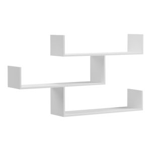 Wall shelf Tibet white 120x22x67cm