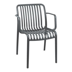Стол Zoi pp в антрацит 55.5x57.5x79см