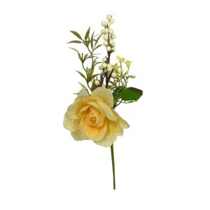 Cream rose stem