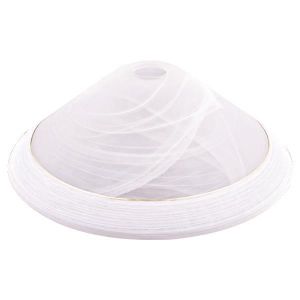 Glass chandelier ø450 mm spare part white Arte Illumina Sophie