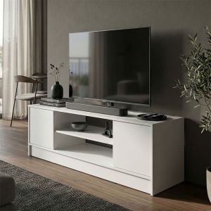 TV cabinet Sasa white 120x35x41.5cm