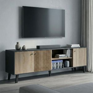 TV cabinet Tuscany sonoma-anthracite 180x41x51cm