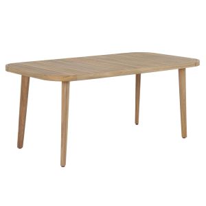 Dining table Florian HM6248 acacia wood in natural color 180X90X76 cm.