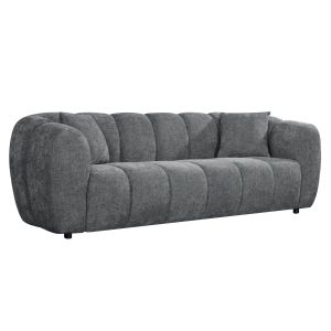 Three-seater sofa Opale SM3319.01 gray fabric 230X96X76ВСМ.