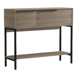 Nordic конзола в цвят sonoma black 90x29.5x76см