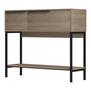 Nordic конзола в цвят sonoma black 90x29.5x76см