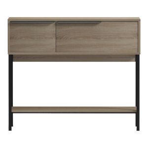 Nordic конзола в цвят sonoma black 90x29.5x76см
