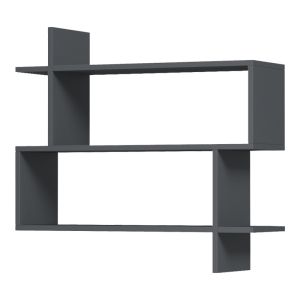 Parallel wall shelf anthracite 70x22x65.5 cm