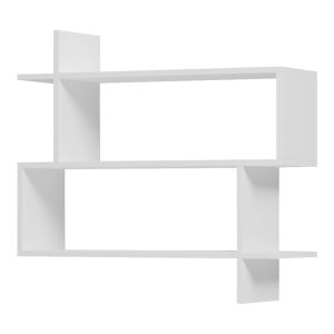 Parallel wall shelf white 70x22x65.5cm