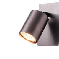 Алуминиева лампа Spot 1XGU10 Max 7W 120X120MM сива Arte Illumina Luxy