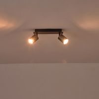 Алуминиева лампа Spot 2LIGHT 2XGU10 Max 7W 250X120MM сива Arte Illumina Luxy