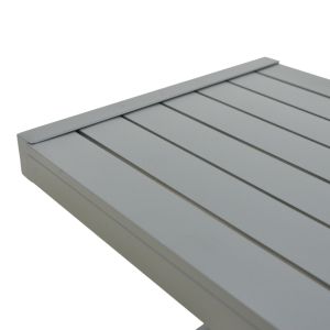 Aluminum table Aether in anthracite color 37.5x36.5x53cm