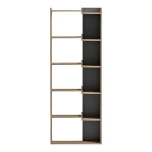 Corpus Sonoma bookcase - anthracite 61x22x162 cm