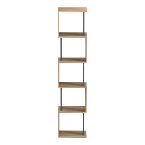 Bookcase Cubik sonoma - anthracite 35x30x161cm