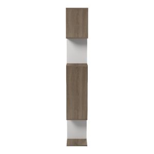 Bookcase Mito sonoma-white 108.5x25x161cm