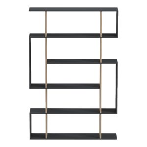 Mito bookcase anthracite-sonoma 108.5x25x161cm