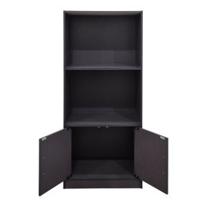 Tekaro bookcase anthracite 60x30x120cm