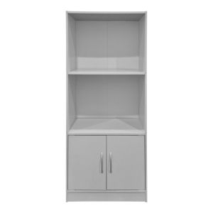 Tekaro bookcase white 60x30x120 cm