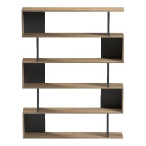 Tetri bookcase, sonoma-anthracite color, 121.8x25.4x158.8 cm