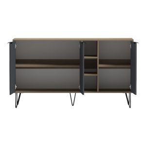 Бюфет Balain sonoma-antracit 142x35.5x83см