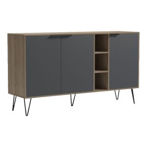 Бюфет Balain sonoma-antracit 142x35.5x83см