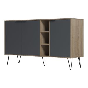 Бюфет Balain sonoma-antracit 142x35.5x83см